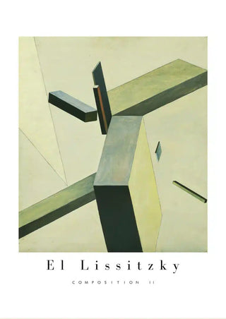 El Lissitzky tentoonstellingsposter