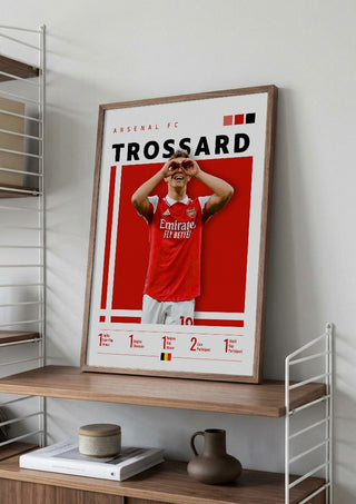 Trossard - Arsenal Football Poster