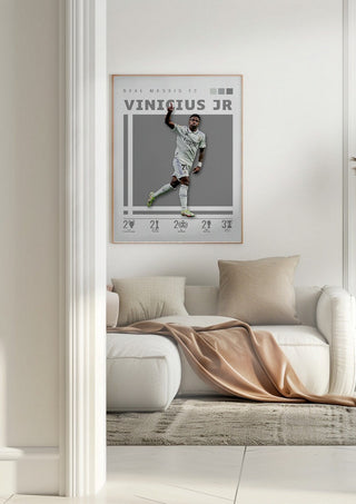 Vinicius Jr. - Real Madrid Football Poster