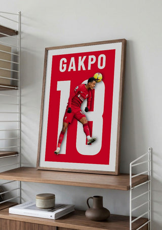 Cody Gakpo- Liverpool Football Poster