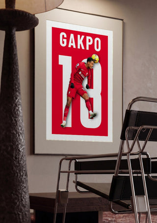 Cody Gakpo- Liverpool Football Poster