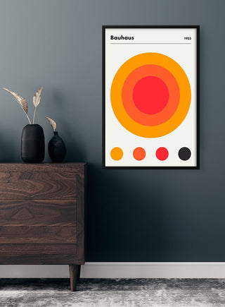 Bauhaus Oranje 1923 poster