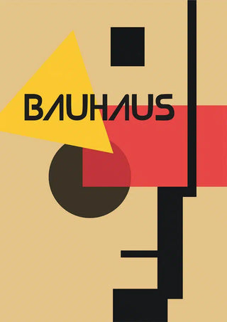 Bauhaus retro poster