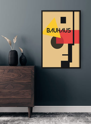 Bauhaus retro poster