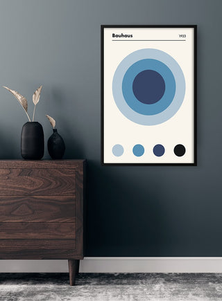 Affiche Bauhaus bleue 1923
