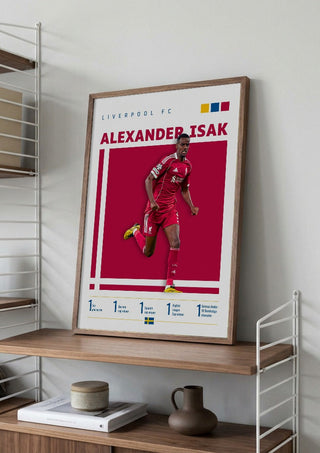 Alexander Isak - Liverpool Football Poster