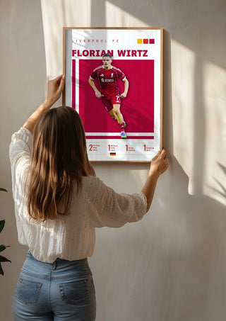 Florian Wirtz - Liverpool Football Poster