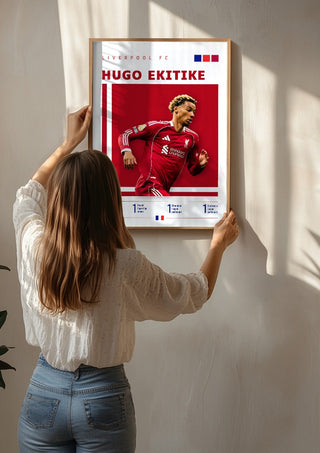 Hugo Ekitike - Liverpool Football Poster