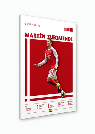Martín Zubimendi - Arsenal  Football Poster