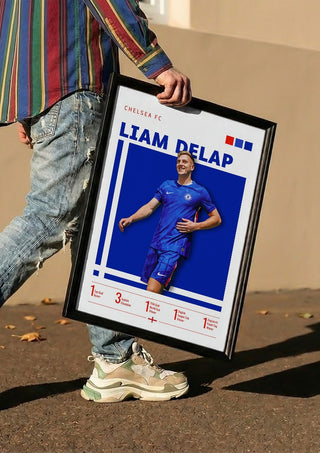 Liam Delap - Chelsea Football Poster