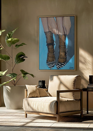 Zebra Heels - Art By Biba