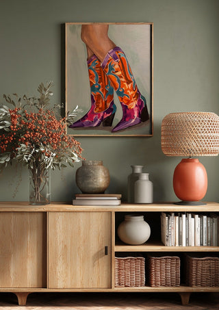 Cowboy Boots - Art By Biba