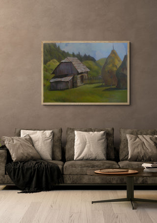 Barn and Haystacks - Cristina Iacob