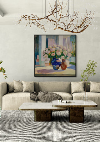 Roses in Two Vases - Elena Avanesova