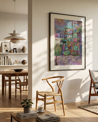 The Hundertwasser House - lifestyle mockup