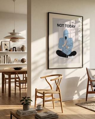 Not Today by Lisen Vennesland in interior setting