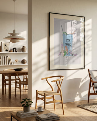 Gym Tonic by Lisen Vennesland in interior setting