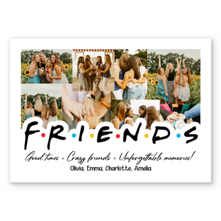 Vrienden - Gepersonaliseerde Poster