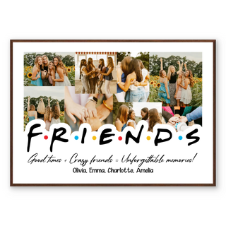Vrienden - Gepersonaliseerde Poster