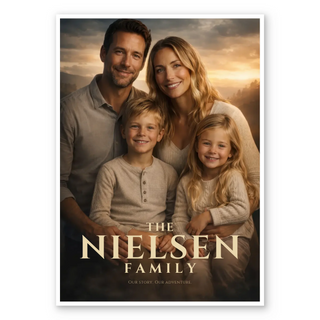 Familiefilmposter - Gepersonaliseerde poster