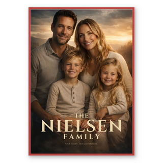Familiefilmposter - Gepersonaliseerde poster