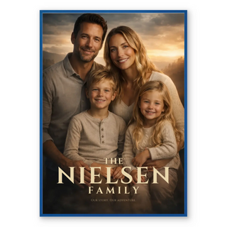 Familiefilmposter - Gepersonaliseerde poster