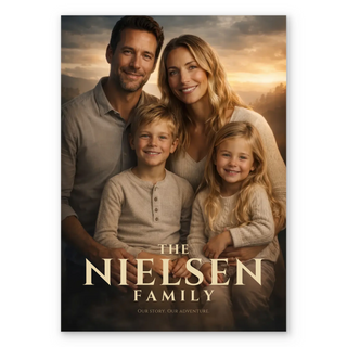 Familiefilmposter - Gepersonaliseerde poster