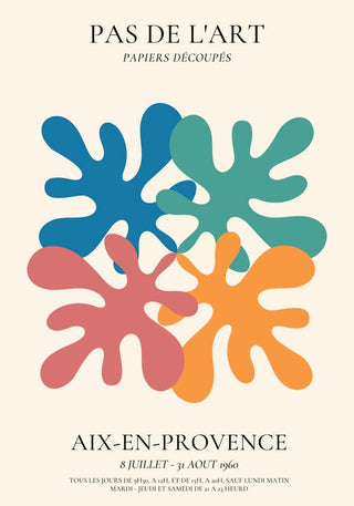 Matisse-geïnspireerde Herfstbladeren poster
