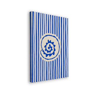 Blauwe gestreepte schelp - Treechild