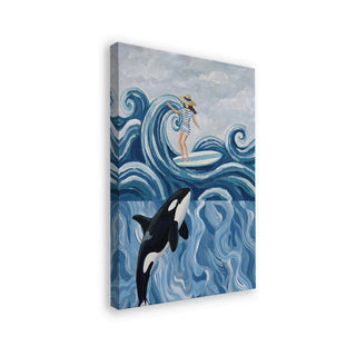 Surfeuse et orque - HUGO