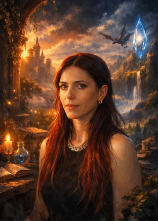Creative Transformation – fantasy portrait poster
