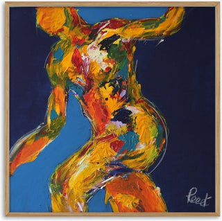 Dancer on Blue - René J