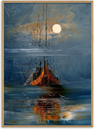 Moon over the Ship - Justyna Kopania