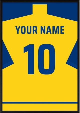 Brøndby – Personalised Football Shirt Poster