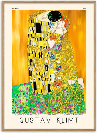 Gustav Klimt - The Kiss Poster