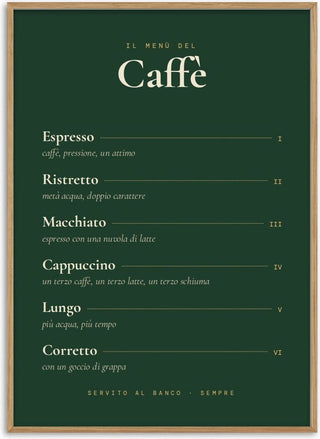 Il Menù del Caffè