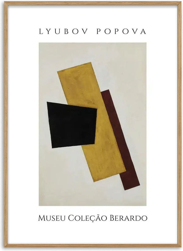 Lyubov Popova tentoonstellingsposter