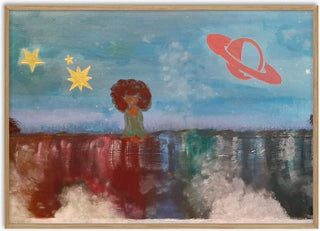 One with the Universe - Naïve Art by YLR