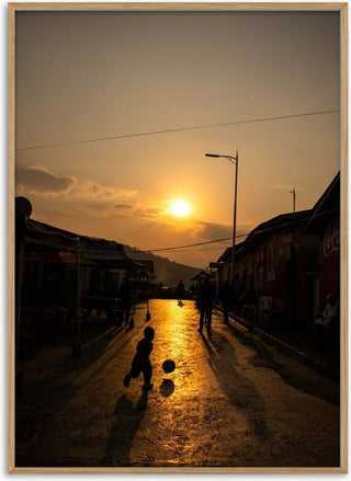 Soccer on the street - Gloria Mwivanda