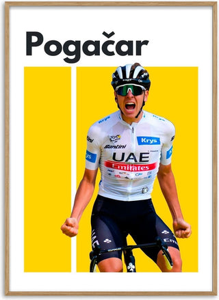 Tadej Pogačar UAE Cycling Poster