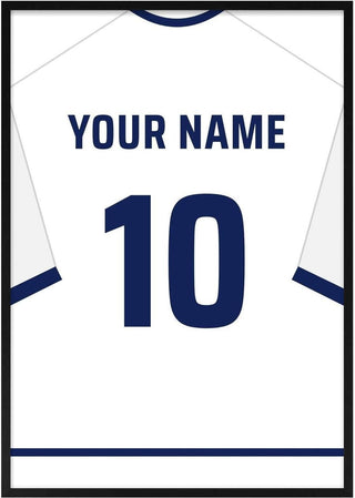 Tottenham – Personalised Football Shirt Poster