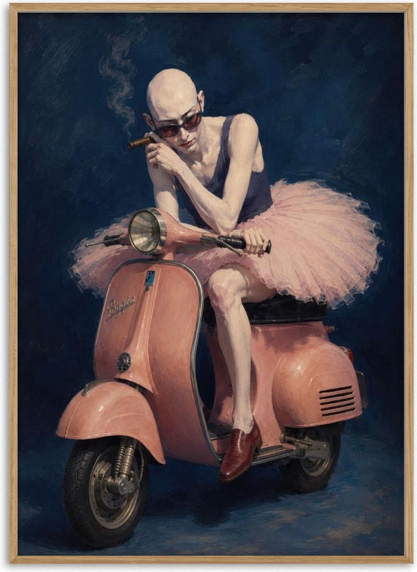 Vespa Ballerina poster by Martin Zen