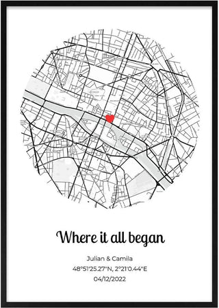 Where it all began - Personalized Poster