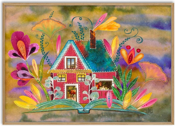 Whimsy Swedish Cottage by Enikő Marosváry-Kramcsák