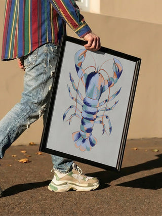 Kleurrijke blauwe kreeft - Nikita Jariwala