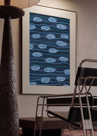 Motifs d’eau bleue - Lori Ann Folz