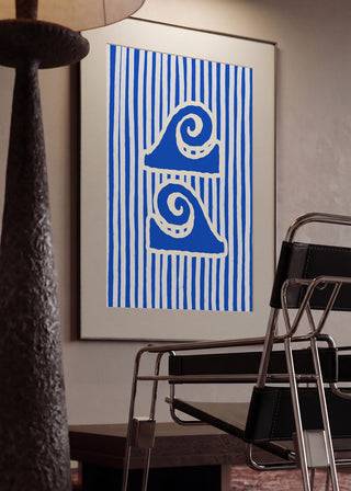 Blauwe oceaangolven - Treechild