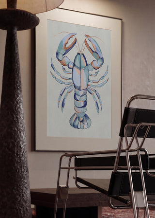 Homard bleu à l’aquarelle - Nikita Jariwala